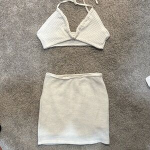 Chic Backless White Dress